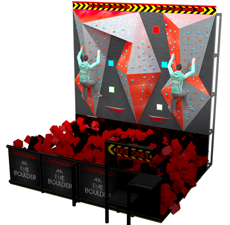 Aerial assault the boulder